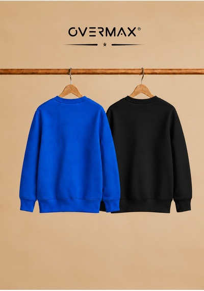 Overmax 2 Li Kapüşonsuz Sweatshirt Seti Çocuk Unisex - 3-12 Yaş Saks Mavi-siyah - 920169697 Saks Mavi-siyah Overmax 2 Li Kapüşonsuz Sweatshirt Seti Çocuk Unisex - 3-12 Yaş Saks Mavi-siyah - 920169697 Saks Mavi-siyah