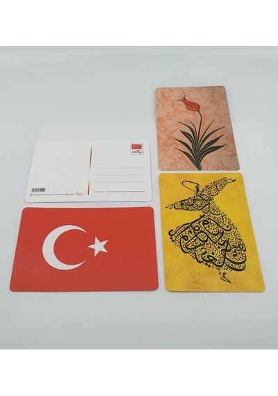 Giftsturkiye Kartpostal Değerlerimiz Yılbaşı Hediye 6'lı