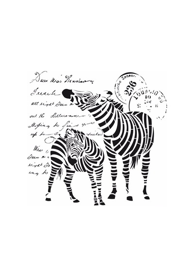 Hd108 Home Dekor Stencil 45X45