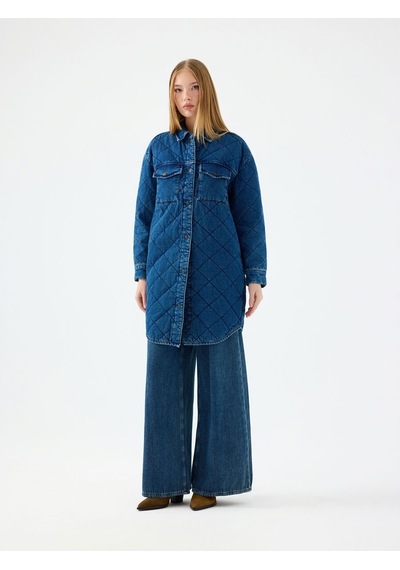 LOFT Oversize Kadın Ceket Lf2037315 Q1.v1 Denim