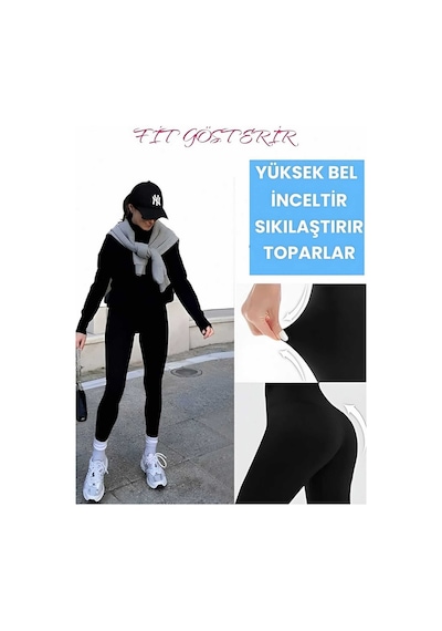 Uniquetrenders Yüksek Bel Toparlayıcı Çift Kat Korse Tayt Dikişsiz Korse Tayt Siyah Uniquetrenders Yüksek Bel Toparlayıcı Çift Kat Korse Tayt Dikişsiz Korse Tayt Siyah