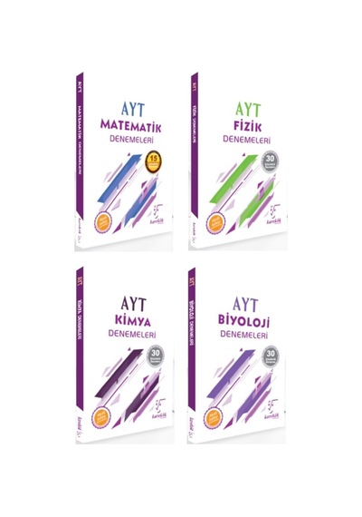 Karekök Ayt Matematik-fizik-kimya-biyoloji Dörtlü Deneme Seti