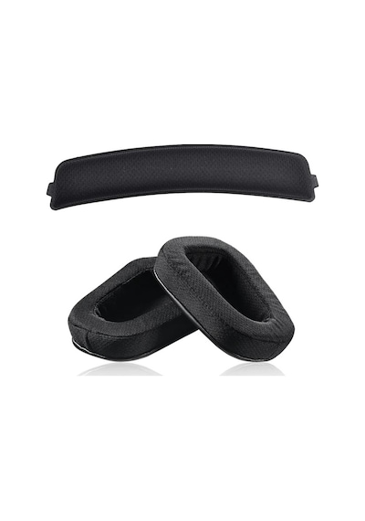 Logitech G633 G933 G935 Kulaklık Pedi Bandı Kulaklık Süngeri Kumaş Kulaklık Pedi + Kumaş Kafa Bandı
