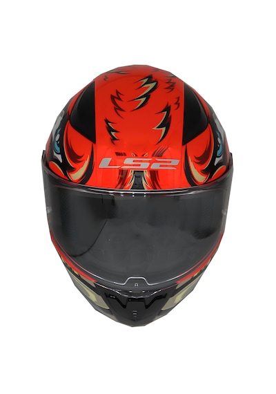 Ls2 Rapıd 2 Spox Kapalı Kask Gri - Kırmızı