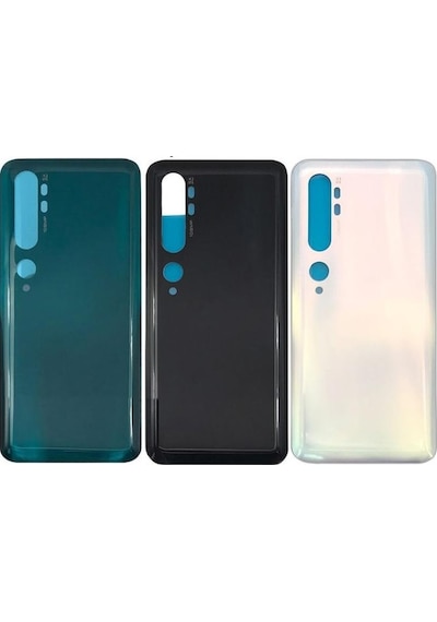 Xiaomi Mi Note 10 İle Uyumlu Arka Pil Kapak Beyaz