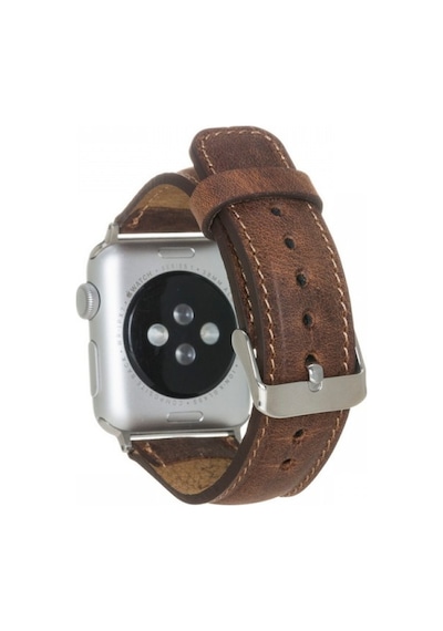 Apple Watch Uyumlu Deri Kordon 38-40-41mm G2 Kahverengi Diğer