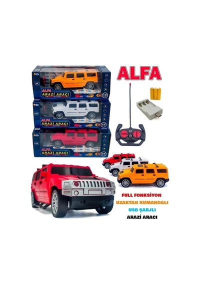 Uzaktan Kumandali Şarjli Hummer Araba Uzaktan Kumandali Şarjli Hummer Araba