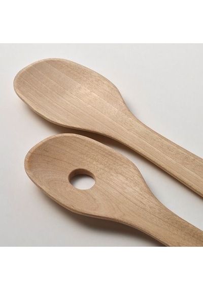 Ikea Skallknekt Servis Takımı, Huş, 23 Cm, 2 Parça Çok Renkli