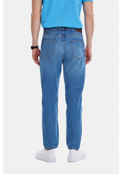 Back And Bond Açık Lacivert Tapered Fit Denim Pantolon Çok Renkli