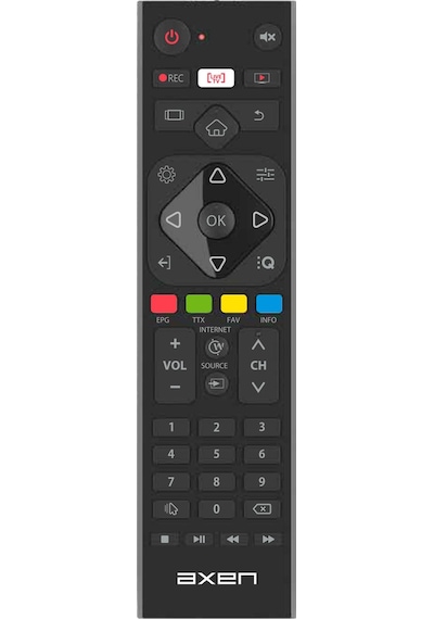 Axen AX40QLEDM-A14S 40" Full HD Android Smart Dahili Uydu Alıcılı Wifi LED TV