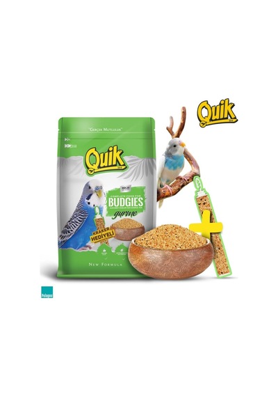 Quik Gurme Muhabbet Kuşu Yemi 500 G 0.75 LT - 2.5 LT - 12 KG