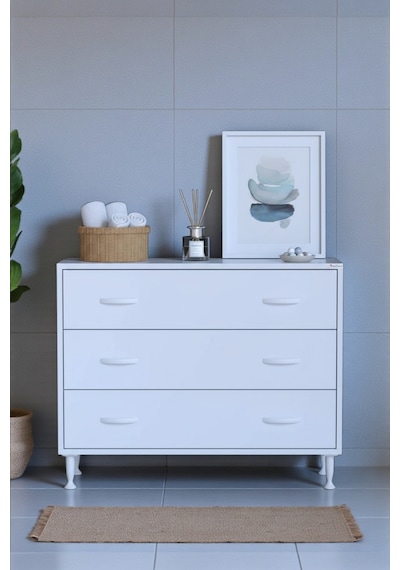 Eliusta Seçer 3 Çekmeceli 95 Cm Banyo Ve Mutfak Dolabı Beyaz 95x75x32,5 Cm Çok Amaçlı Organizer Dolap Beyaz Eliusta Seçer 3 Çekmeceli 95 Cm Banyo Ve Mutfak Dolabı Beyaz 95x75x32,5 Cm Çok Amaçlı Organizer Dolap Beyaz