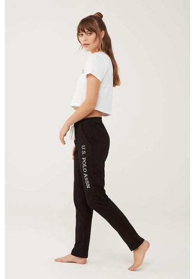 U.S. Polo Assn. Kadın Siyah Pijama Altı 16601