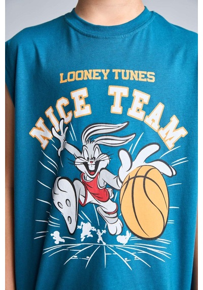 Defacto Looney Tunes Bisiklet Yaka Atlet Erkek Çocuk H8316a826hsbe843 Mavi-be843