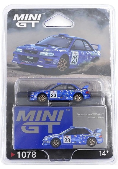 Mini Gt Subaru Impreza Wrc99 23 2000 Acropolis Rally
