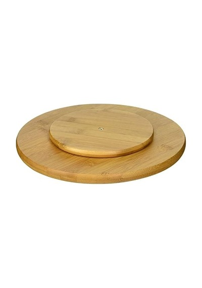 International 8301 Bambu Ahşap 25,4 Cm Mutfak Döner Tablası Açık Ahşap