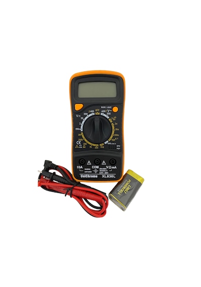 Xl830l Dijital Multimetre Led Ekranlı Avometre Mini Ölçü Aleti 9v