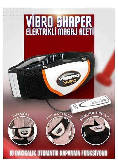 Realx Vibro Çift Motorlu Titreşimli  Kemeri Masaj Aleti