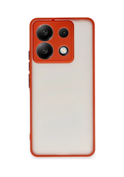 Herşeytrend Xiaomi Redmi Note 13 Pro 5g Kılıf Montreal Silikon Kapak - Kırmızı Çok Renkli