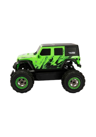 1:22 Taiyo Jeep Uzaktan Kumandalı Araba 15014 Jeep Wrangler Yeşil S00041454 Çok Renkli
