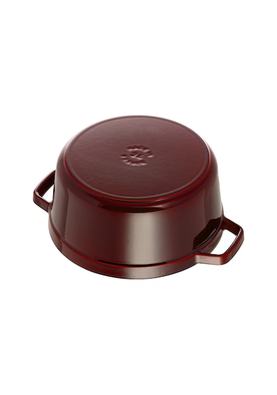 Staub 405093620 Yuvarlak Döküm Tencere Bordo 28 CM