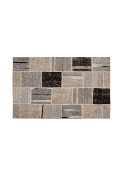 Lima Gri Krem Patchwork Halı 120x180 Diğer