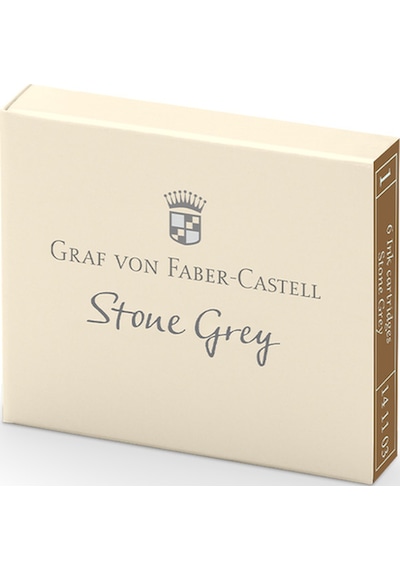 Graf Von Faber-Castell 6'lı Kartuş Taş Gri