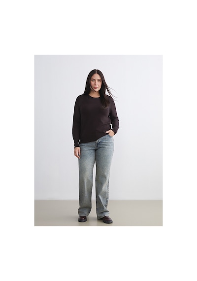 LC Waikiki Alıta Cıty Farkıyla Lcw Jeans İndigo Denim Düz Straight & Düz Normal Bel Düz Paça Kadın Jean Pantolo İndigo - 925403850 İndigo