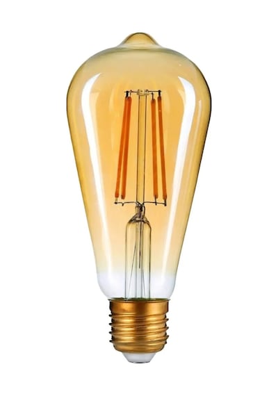 Armut Tipi Ampül Flemanlı Tasarruflu St64 4w Led Rustik Dekoratif