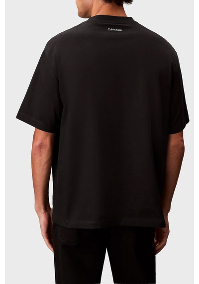 Calvin Klein Erkek T Shirt Lv04rf823g Ub1 Siyah Siyah