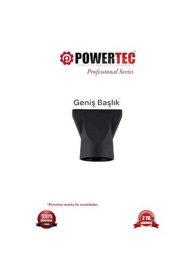 Powertec Tr-601/tr-701/tr-801/tr-901 Uyumlu Geniş Fön Başlığı