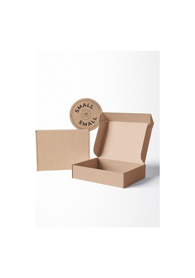 Kilitli E-ticaret Kargo Kutusu Kraft 38x26x7 Cm - 25 Adet 1