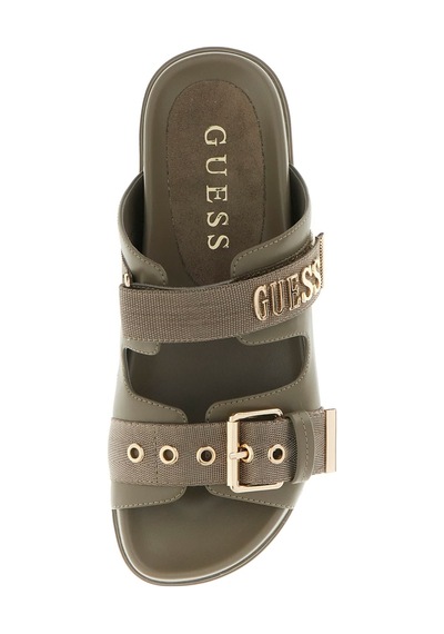 Guess Faxona Kadın Terlik Fltfaxfab03 Yeşil