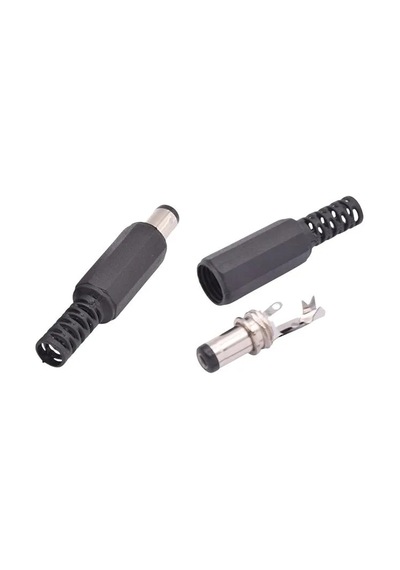 Dc Erkek Jak 2.1mm Kısa Tip - Lehimlenebilir Konnektör Ic-251