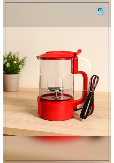 Araç Su Isıtıcı Kettle 12v Oto Çakmaklık Fişli Plastik Taşınabili