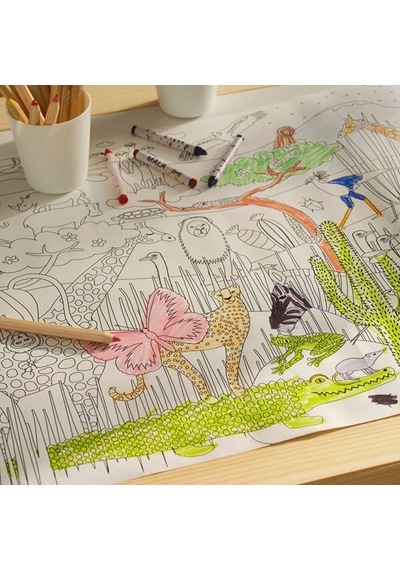 Ikea Sandlöpare Rulo Boyama Kağıdı, Beyaz, 10 M, Savanah