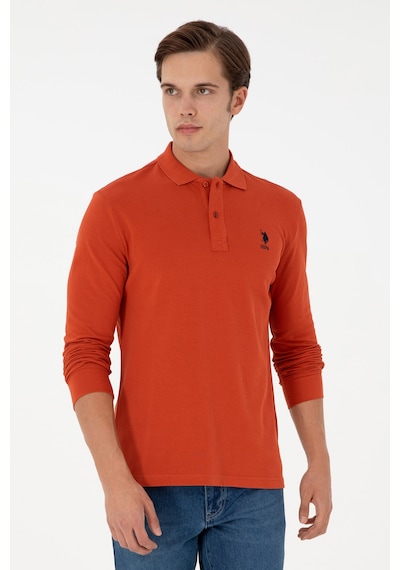 U.s. Polo Assn. Erkek Kiremit Sweatshirt 50289062-vr031 Kiremit