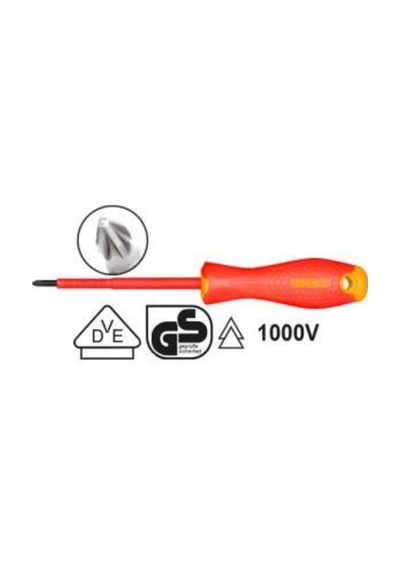 Ingco HISD81PH3150  Endüstriyel Yalıtımlı Yıldız Tornavida