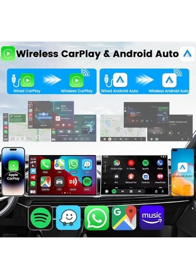 Ayrex Carlinkit Mını Ultra1 Kablosuz Carplay Ve Android Otomatik Adaptör / Kompakt Tak Ve Çalıştır Tasarımı / Oem