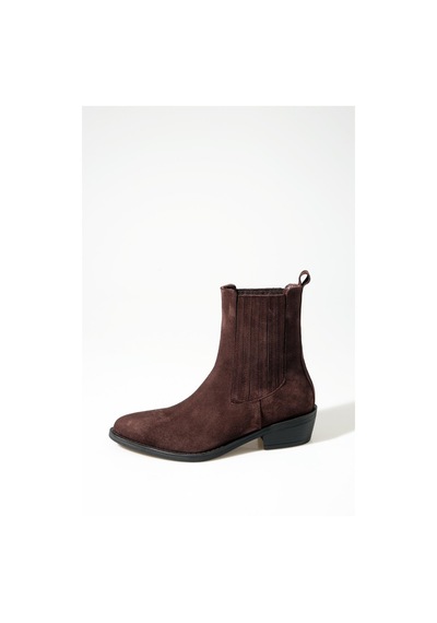 Kahverengi Chelsea Western Bot 122602 Kahverengi