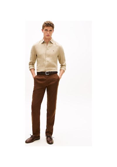 Tommy Hilfiger Pıgment Dyed Lı Solıd Rf Shırt-16329 Bej