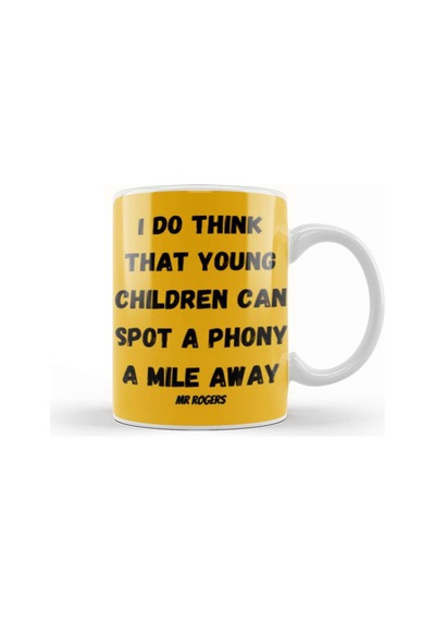 Mr Fred Rogers Quotes Vintage Retro Style Art Kupa Bardak Porselen No13160 Karışık