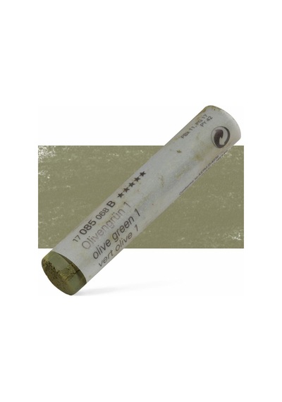 Schmincke : Artist Soft Pastel Boya : 085 B Olive Green 1