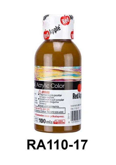 Red Apple Akrilik Boya Seti - 100ml Şişe 21 Renk Seçeneği Diğer