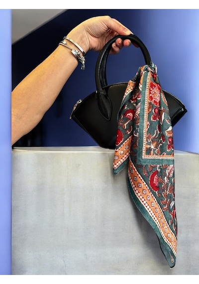 Vintage Desen Bandana/fular Çok Renkli