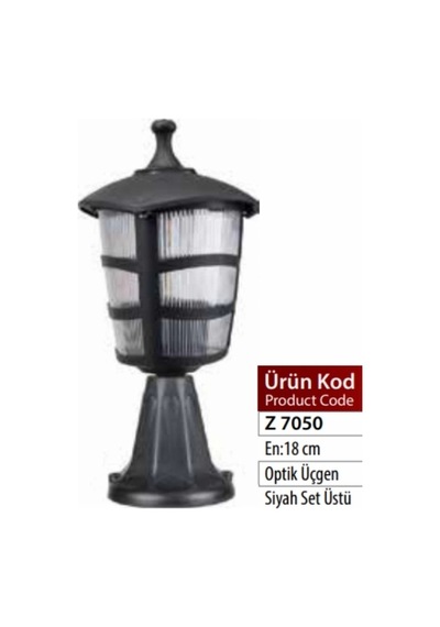 Zerpa Üçgen Set Üstü Armatür Siyah Çok Renkli
