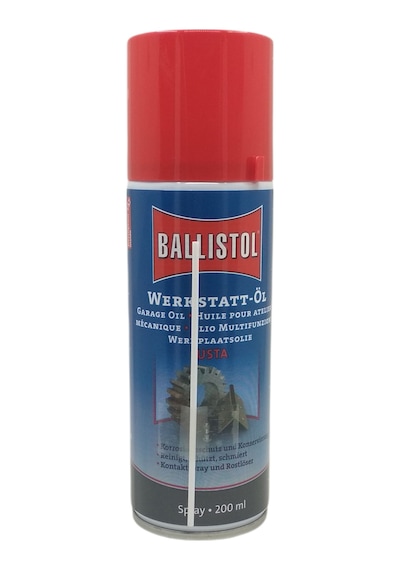 Ballistol Usta Sprey Yağ 200ml Silah Kapı Kilit Zincir Herşeyiçin Şeffaf