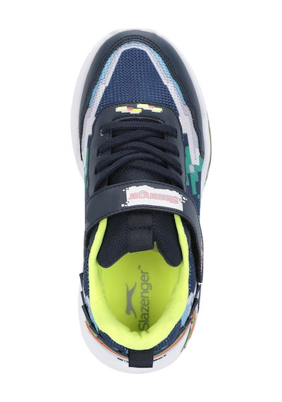 Slazenger Nınja Erkek Çocuk Navy / Green Günlük Spor Ayakkabısı Lacivert - Yeşil