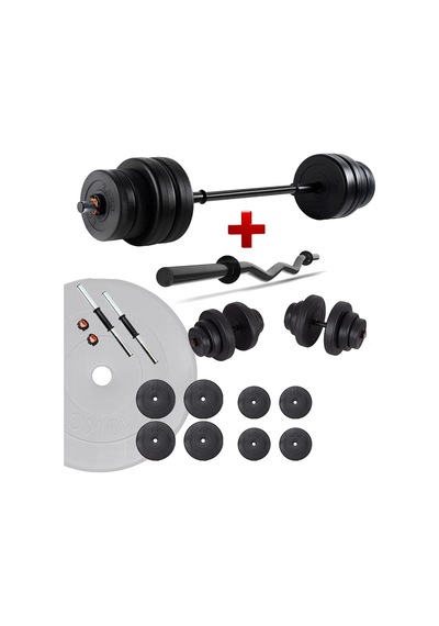 Spor 38 Kg Z Bar Halter Seti Ve Dambıl Seti Ağırlık Fitness Seti