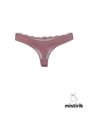 Masara Model Tanga Desenli Ve Esnek Spor Külot Pastel Pembe Renk Pastel Pembe